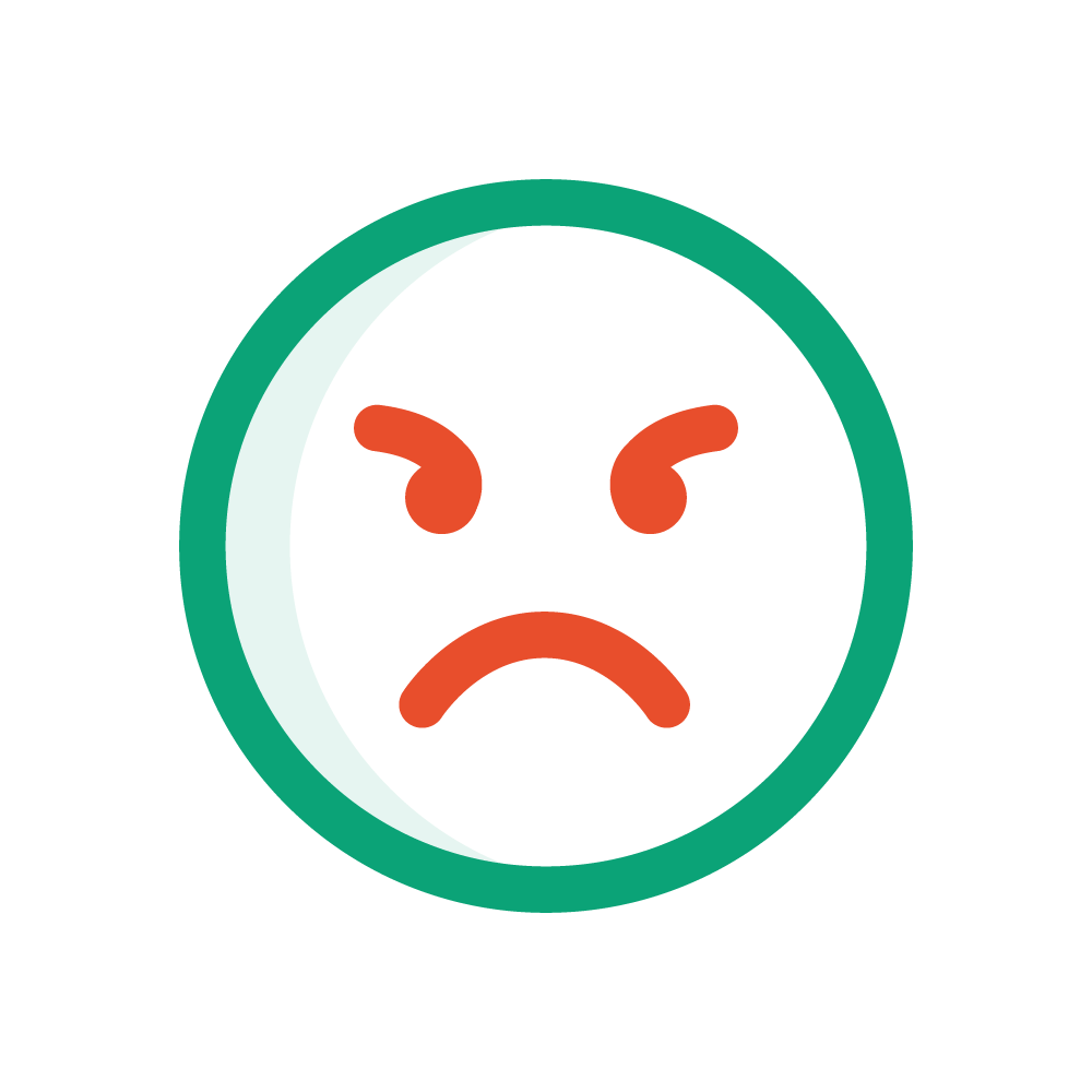 Verärgerte Patienten